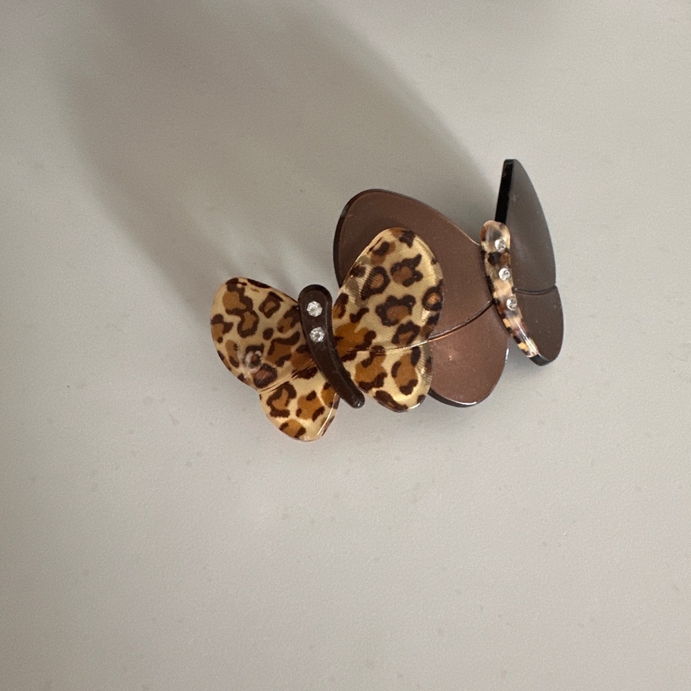 Vintage butterfly 90s hair clip
